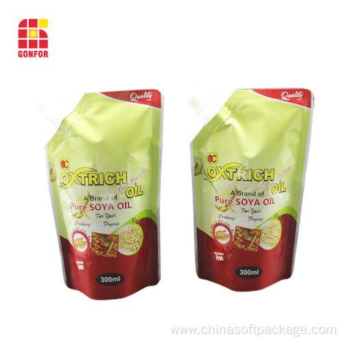 Custom Liquid Refill Spout Standing Pouch Packaging